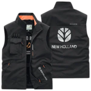 New Holland Farmer Exclusive Logo Outdoor Vest BLF8424A21OSV - Black