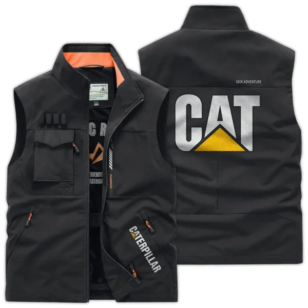 Caterpillar Farmer Exclusive Logo Outdoor Vest BLF8424A22OSV - Black