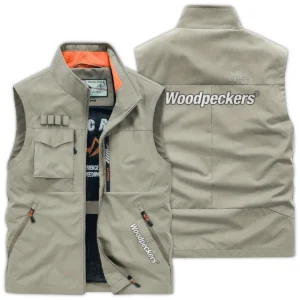 Woodpeckers Carpenter Exclusive Logo Outdoor Vest BLC110A2OSV - Khaki