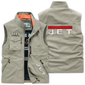 Jet Tools Carpenter Exclusive Logo Outdoor Vest BLC110A6OSV - Khaki