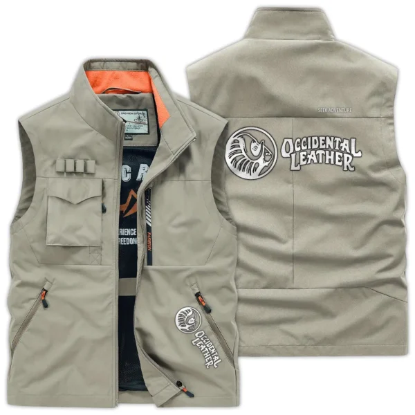 Occidental Leather Carpenter Exclusive Logo Outdoor Vest BLC110A11OSV - Khaki