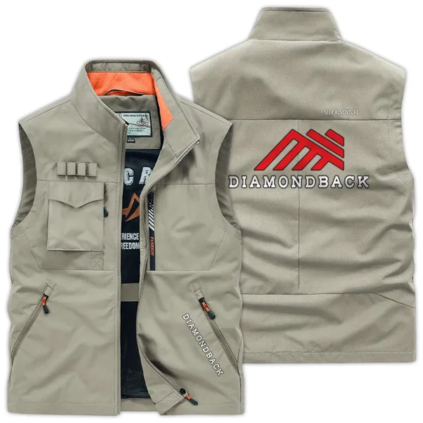 Diamondback Carpenter Exclusive Logo Outdoor Vest BLC110A13OSV - Khaki