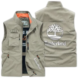 Timberland Carpenter Exclusive Logo Outdoor Vest BLC110A15OSV - Khaki