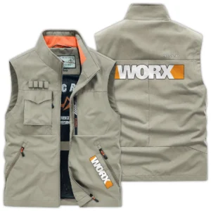 Worx Carpenter Exclusive Logo Outdoor Vest BLC110A21OSV - Khaki