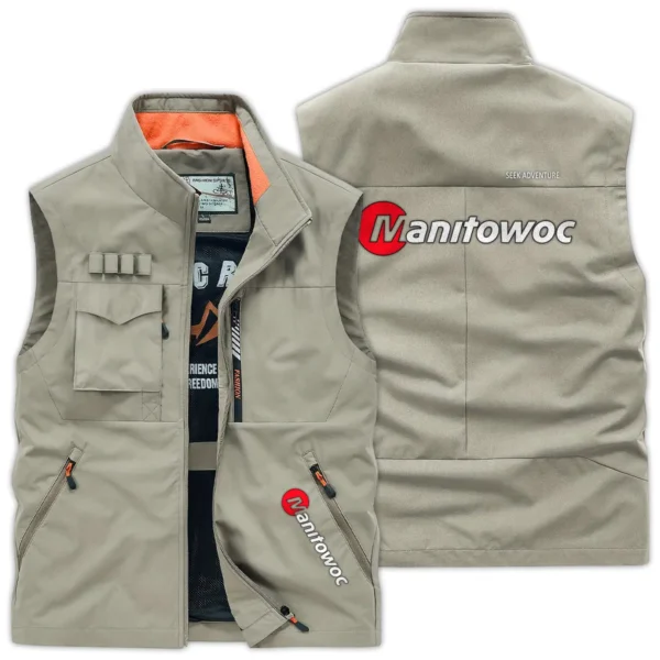 Manitowoc Construction			 Exclusive Logo Outdoor Vest BLCW309A2OSV - Khaki