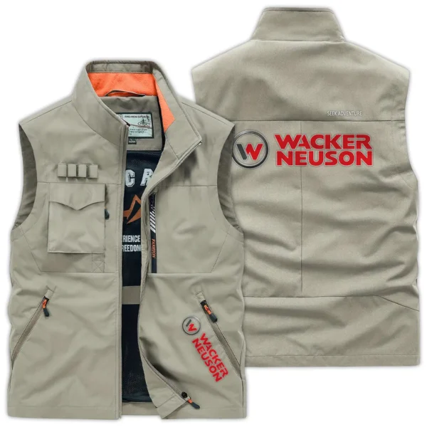 Wacker Neuson Construction			 Exclusive Logo Outdoor Vest BLCW309A7OSV - Khaki