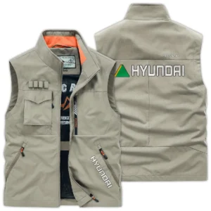 Hyundai Construction			 Exclusive Logo Outdoor Vest BLCW309A8OSV - Khaki