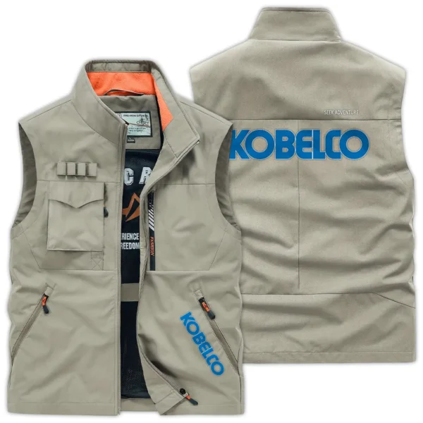 Kobelco Construction			 Exclusive Logo Outdoor Vest BLCW309A9OSV - Khaki