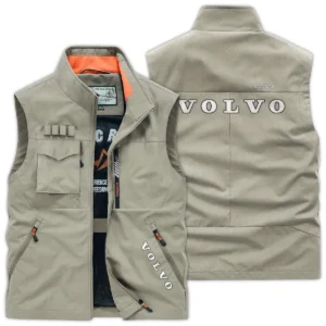 Volvo Construction			 Exclusive Logo Outdoor Vest BLCW309A10OSV - Khaki