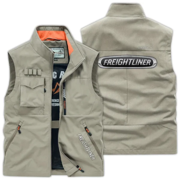 Freightliner Construction			 Exclusive Logo Outdoor Vest BLCW309A14OSV - Khaki