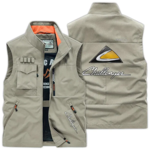 Challenger Farmer Exclusive Logo Outdoor Vest BLF8424A3OSV - Khaki