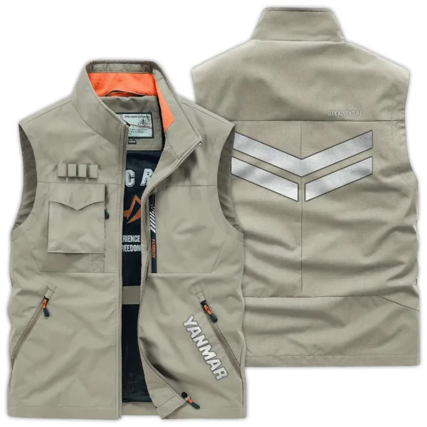 Yanmar Farmer Exclusive Logo Outdoor Vest BLF8424A15OSV - Khaki