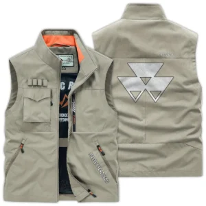 Massey Ferguson Farmer Exclusive Logo Outdoor Vest BLF8424A19OSV - Khaki