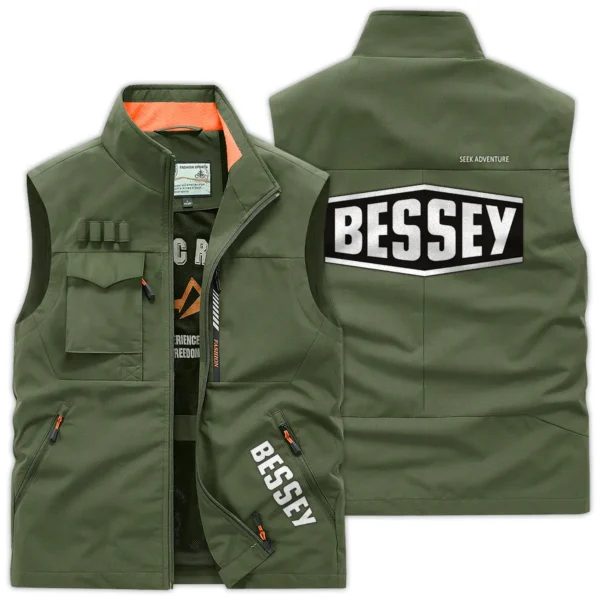 Bessey Tools Carpenter Exclusive Logo Outdoor Vest BLC110A1OSV - ArmyGreen