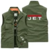 JCB Farmer Exclusive Logo Outdoor Vest BLF8424A8OSV - Khaki