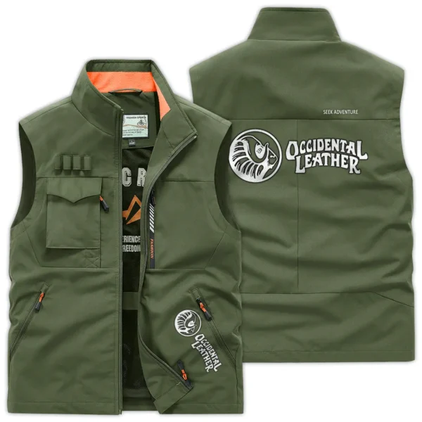 Occidental Leather Carpenter Exclusive Logo Outdoor Vest BLC110A11OSV - ArmyGreen