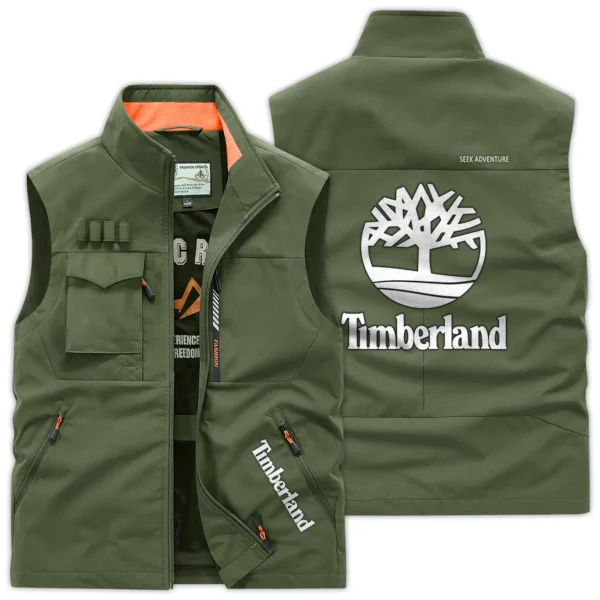 Timberland Carpenter Exclusive Logo Outdoor Vest BLC110A15OSV - ArmyGreen