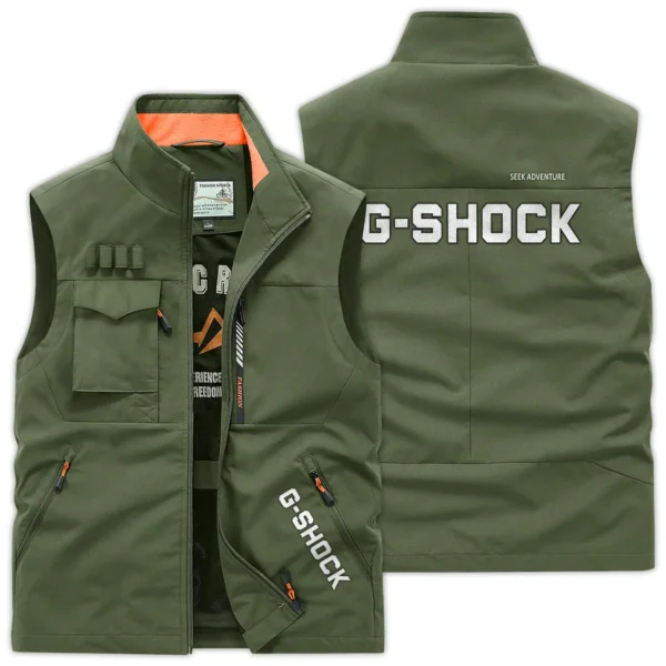 Casio G-Shock Carpenter Exclusive Logo Outdoor Vest BLC110A16OSV - ArmyGreen