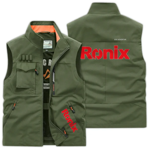 Ronix Carpenter Exclusive Logo Outdoor Vest BLC110A19OSV - ArmyGreen