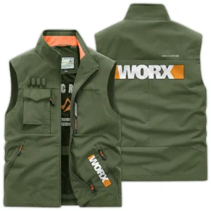 Worx Carpenter Exclusive Logo Outdoor Vest BLC110A21OSV - ArmyGreen