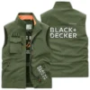 Black and Decker Carpenter Exclusive Logo Outdoor Vest BLC110A22OSV - BeanGreen