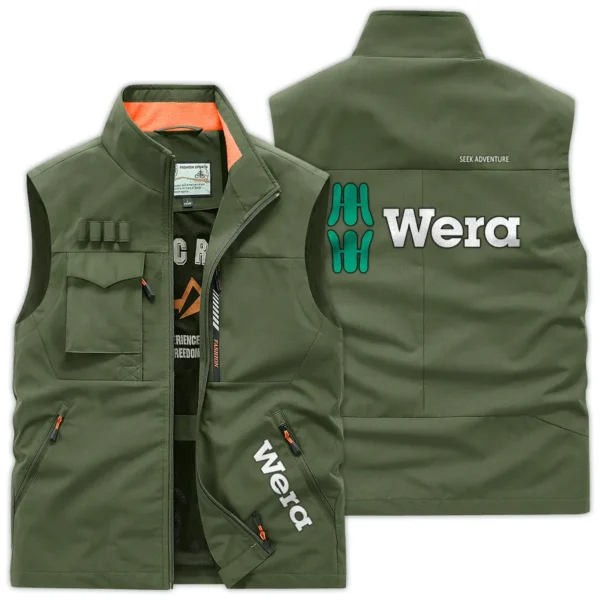 Wera Carpenter Exclusive Logo Outdoor Vest BLC110A24OSV - ArmyGreen