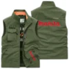 Mahindra Farmer Exclusive Logo Outdoor Vest BLF8424A18OSV - Khaki