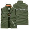 Hitachi Construction			 Exclusive Logo Outdoor Vest BLCW309A3OSV - BeanGreen