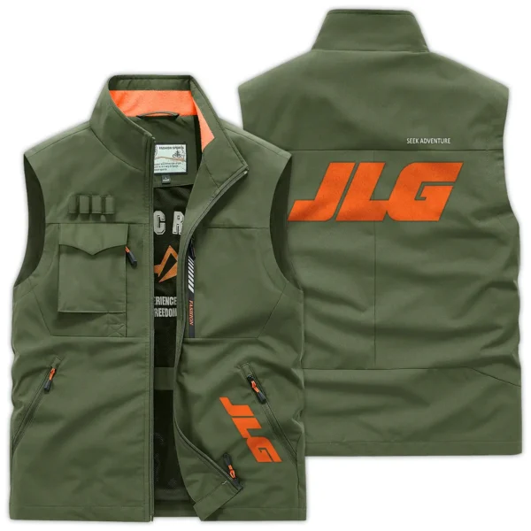 JLG Construction			 Exclusive Logo Outdoor Vest BLCW309A5OSV - ArmyGreen