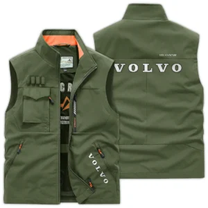 Volvo Construction			 Exclusive Logo Outdoor Vest BLCW309A10OSV - ArmyGreen