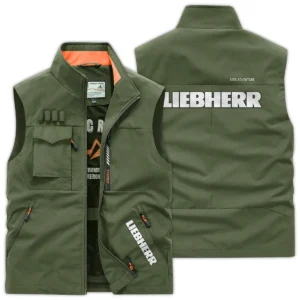 Liebherr Construction			 Exclusive Logo Outdoor Vest BLCW309A16OSV - ArmyGreen