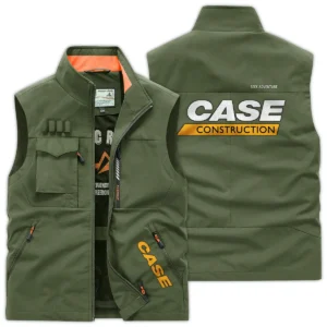 Case Construction			 Exclusive Logo Outdoor Vest BLCW309A17OSV - ArmyGreen