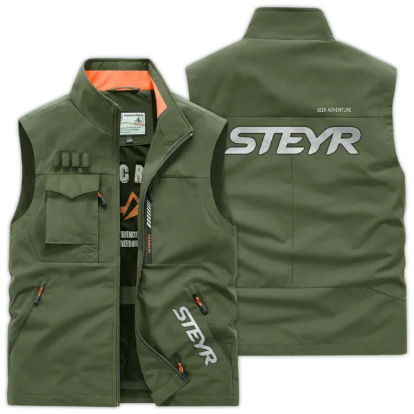 Steyr Farmer Exclusive Logo Outdoor Vest BLF8424A5OSV - ArmyGreen