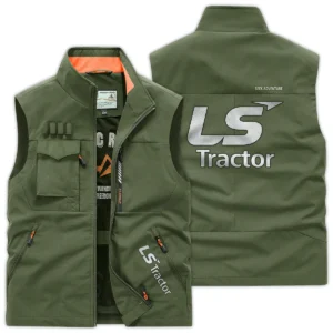 LS Farmer Exclusive Logo Outdoor Vest BLF8424A6OSV - ArmyGreen