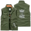 Ryobi Carpenter Exclusive Logo Outdoor Vest BLC110A10OSV - Khaki