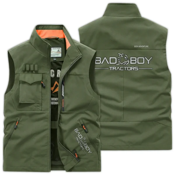 Badboy Farmer Exclusive Logo Outdoor Vest BLF8424A9OSV - ArmyGreen