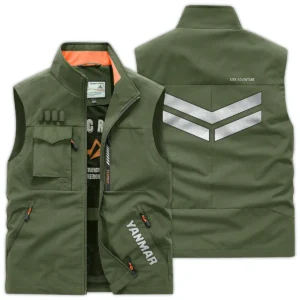 Yanmar Farmer Exclusive Logo Outdoor Vest BLF8424A15OSV - ArmyGreen