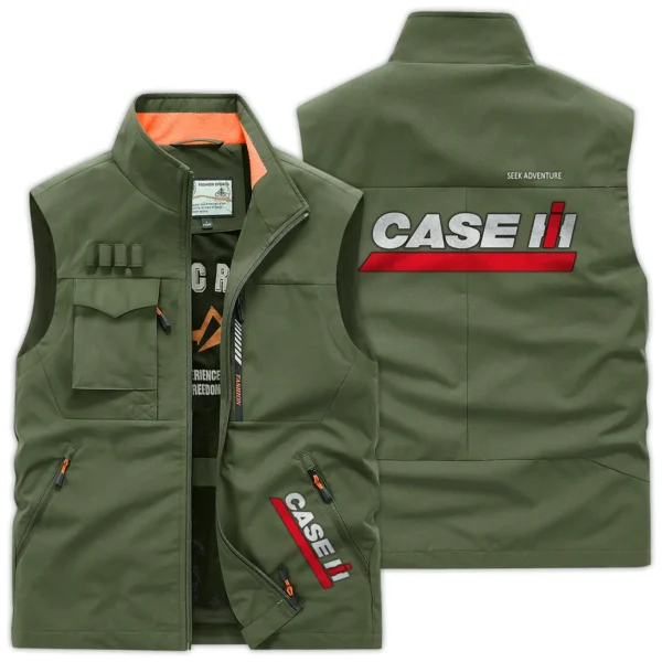 Case IH Farmer Exclusive Logo Outdoor Vest BLF8424A20OSV - ArmyGreen