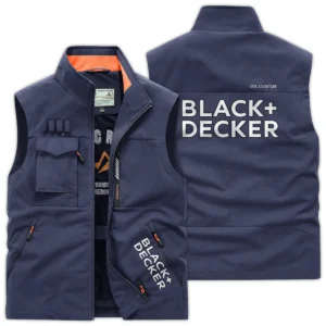 Black and Decker Carpenter Exclusive Logo Outdoor Vest BLC110A22OSV - DarkBlue