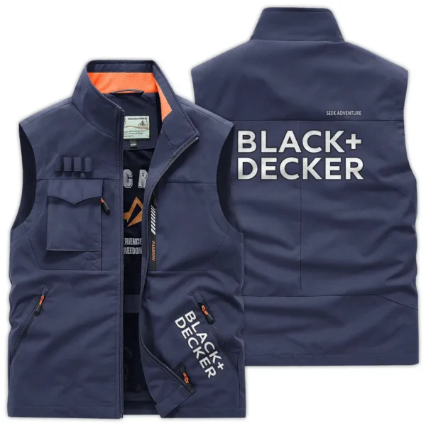 Black and Decker Carpenter Exclusive Logo Outdoor Vest BLC110A22OSV - DarkBlue