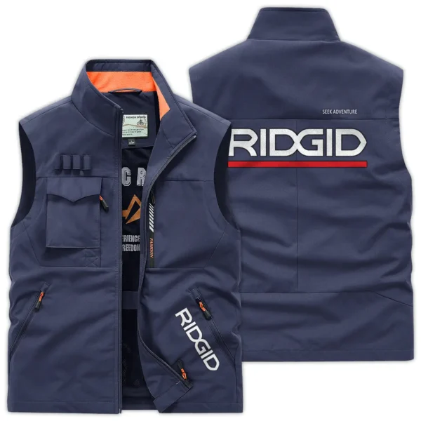 RIDGID Carpenter Exclusive Logo Outdoor Vest BLC110A27OSV - DarkBlue