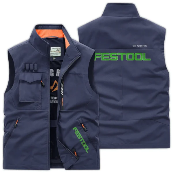 Festool Carpenter Exclusive Logo Outdoor Vest BLC110A28OSV - DarkBlue