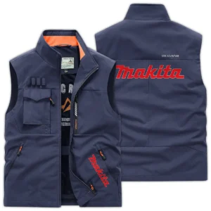 Makita Carpenter Exclusive Logo Outdoor Vest BLC110A34OSV - DarkBlue