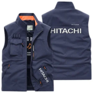 Hitachi Construction			 Exclusive Logo Outdoor Vest BLCW309A3OSV - DarkBlue