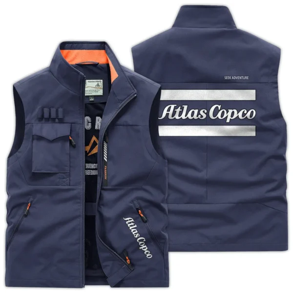 Atlas Copco Construction			 Exclusive Logo Outdoor Vest BLCW309A6OSV - DarkBlue