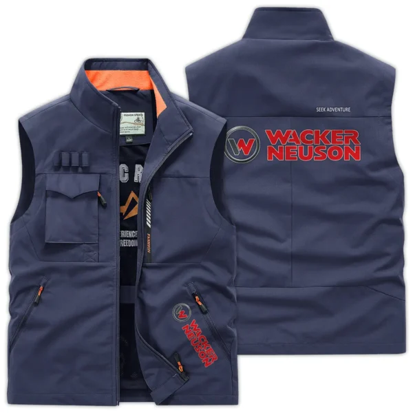 Wacker Neuson Construction			 Exclusive Logo Outdoor Vest BLCW309A7OSV - DarkBlue