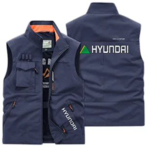 Hyundai Construction			 Exclusive Logo Outdoor Vest BLCW309A8OSV - DarkBlue