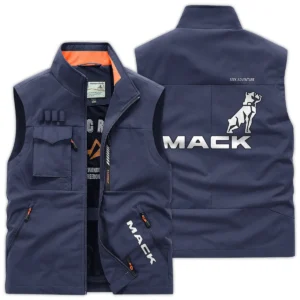 Mack Trucks Construction			 Exclusive Logo Outdoor Vest BLCW309A12OSV - DarkBlue