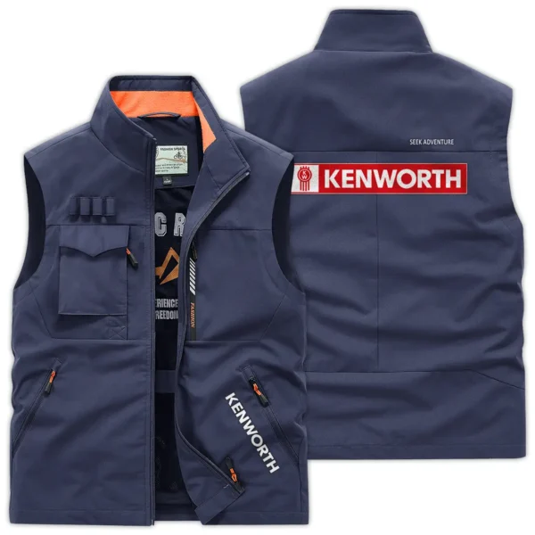 Kenworth Construction			 Exclusive Logo Outdoor Vest BLCW309A13OSV - DarkBlue