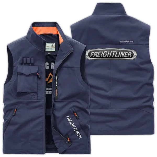 Freightliner Construction			 Exclusive Logo Outdoor Vest BLCW309A14OSV - DarkBlue